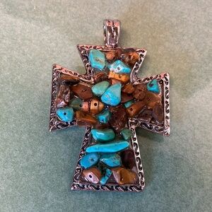 Cross Pendant Silver Necklace